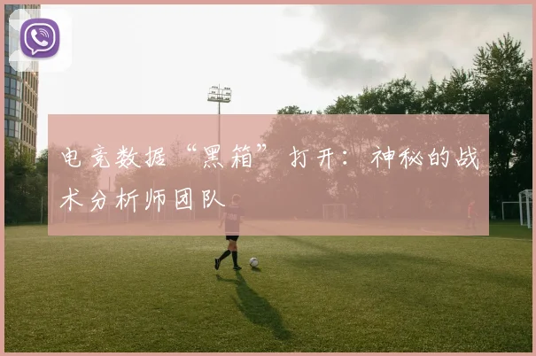 电竞数据“黑箱”打开:神秘的战术分析师团队